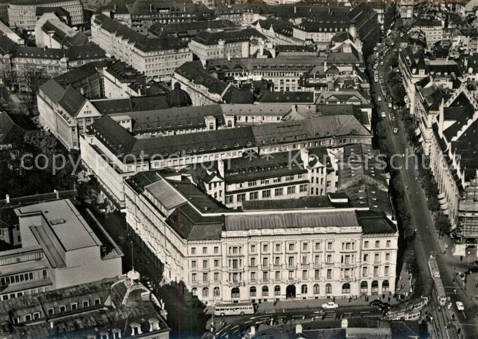 13289397 Zuerich ZH Fliegeraufnahme Centre des Affaires Siege Social du Credit S