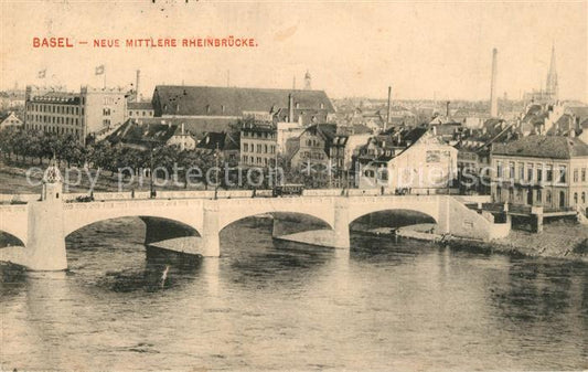 13308656 Bâle BS Nouveau pont sur le Rhin moyen Bâle BS