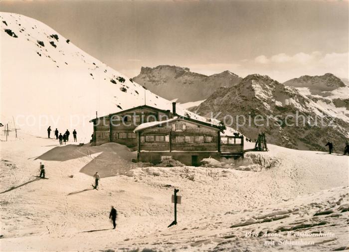 13309709 Arosa GR Weisshornhuette avec Schiesshorn Arosa GR