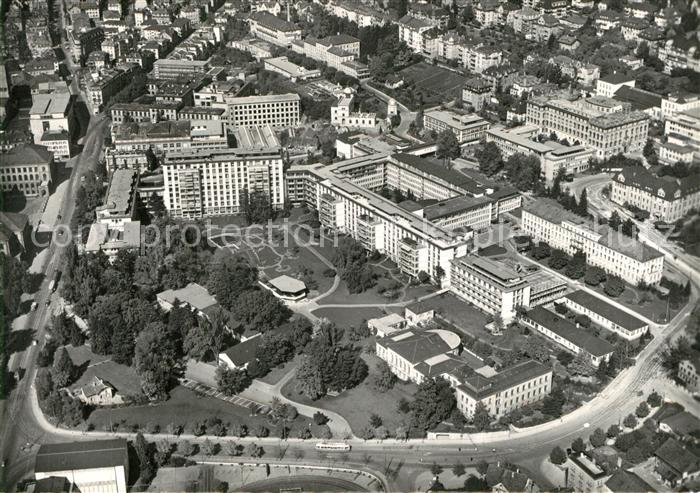 13516055 Zuerich ZH Fliegeraufnahme Kantonsspital Zuerich ZH