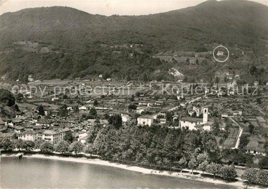 13525947 Lugano Lago di Lugano Albergo Paladina Pura Fliegeraufnahme Lugano Lago