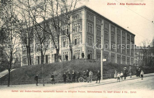 13566756 Zuerich ZH ALte Ecole Cantonale Zuerich ZH