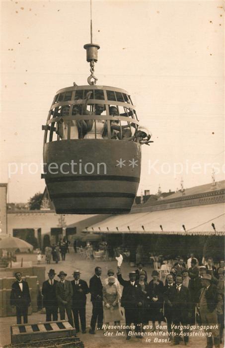 13566776 Bâle BS Parc d'attractions Giant Ton Base d'exposition de la navigation intérieure