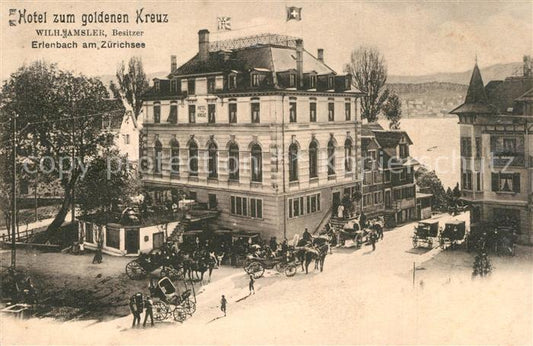 13566917 Erlenbach Zuerichsee Hôtel zum Goldenen Kreuz Erlenbach Zuerichsee