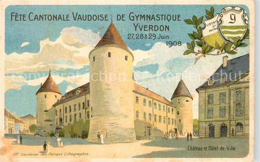 13567498 Yverdon VD Château Hôtel de Ville