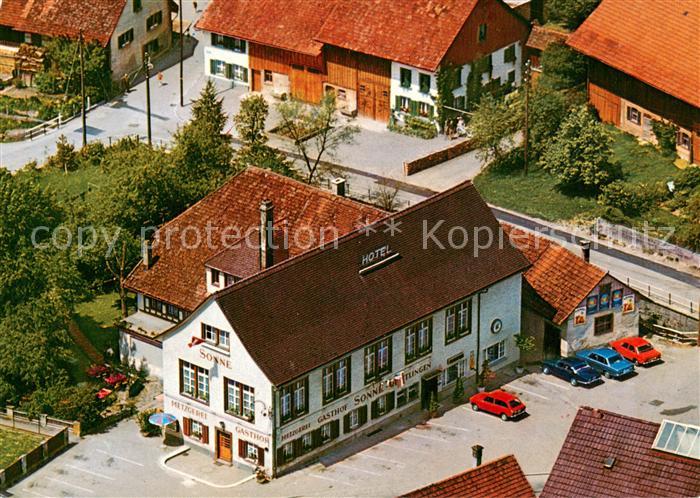 13631076 Hettlingen Winterthur Hotel Sonne Fliegeraufnahme Hettlingen Winterthur