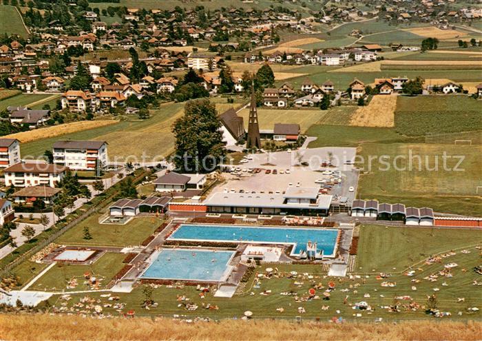 13664131 Konolfingen BE Schwimmbad Freibad Fliegeraufnahme Konolfingen BE