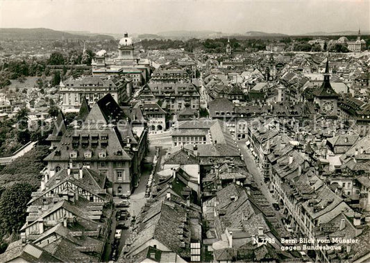 13664169 Bern BE Vue depuis la Münster vers le Palais fédéral Bern BE