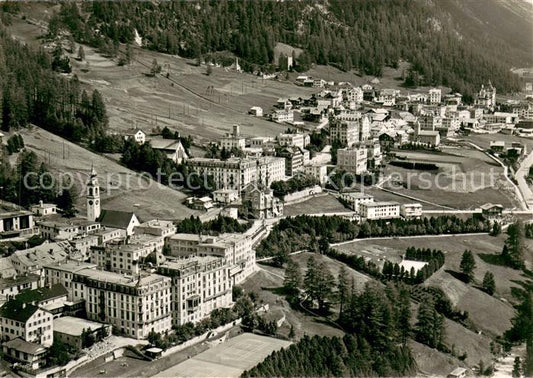 13664257 Pontresina Fliegeraufnahme Pontresina