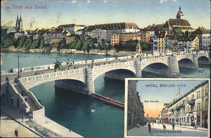 10957810 Basel BS Bruecke Hotel  Basler Hof Basel BS