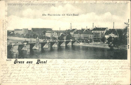 10957820 Basel BS Rheinbruecke Klein Basel Basel BS