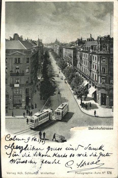 10957971 Zuerich Bahnhofstrasse Tramway de Zurich