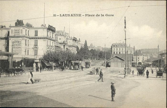 10957996 Lausanne VD Place de la Gave Calèche Lausanne