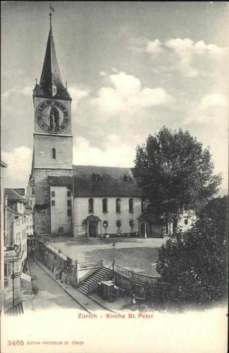 11026365 Zurich Église Saint-Pierre