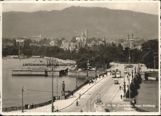 11026404 Tramway Zuerich Quaibruecke Uetliberg Tonhalle