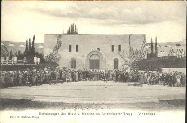 10546976 Brugg AG Amphithéâtre de performance Brugg Vindonissa inutilisé environ 1910