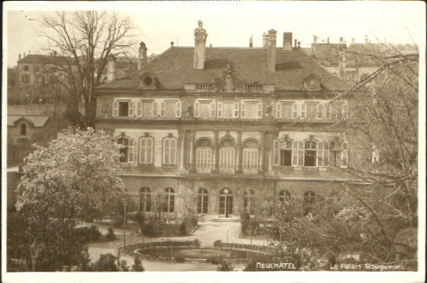 10547092 Neuchâtel NE Neuchâtel Palais Rougemont inutilisé environ 1930 Neuchâtel