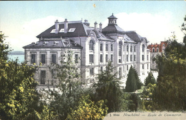 10547117 Neuchâtel NE Neuchâtel Ecole inutilisée environ 1910 Neuchâtel