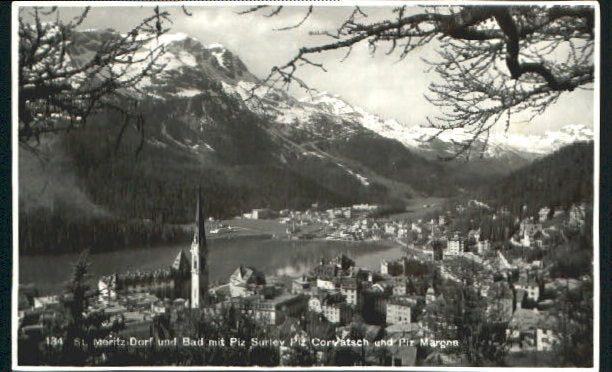 10547545 St Moritz GR St Moritz Village x 1934 St. Moritz