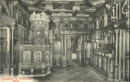 10547622 Naefels Naefels Freulerpalast Prunkzimmer ungelaufen ca. 1910 Naefels