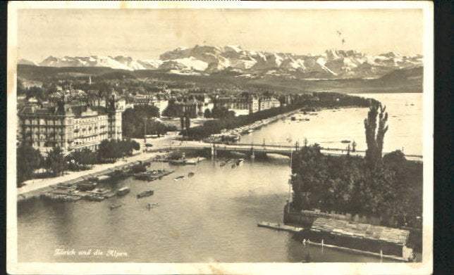 10547691 Zuerich Zuerich Fliegeraufnahme x 1929 Zuerich