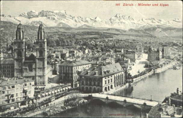 10547734 Zuerich Zuerich Muenster ungelaufen ca. 1910 Zuerich