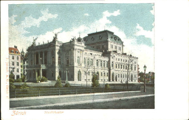 10547736 Zuerich Zuerich Theater o 1903 Zuerich