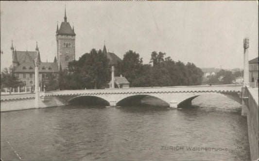 10547742 Zuerich Zuerich Walchebruecke x 1926 Zuerich