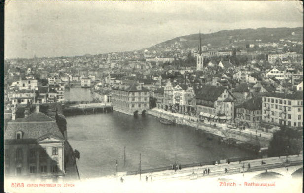 10547744 Zuerich Zuerich Rathausquai x 1907 Zuerich