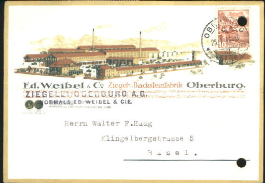 10547934 Oberburg Oberburg Werbekarte x 1944