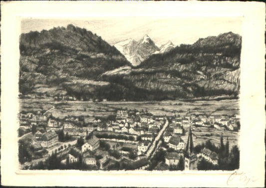 10547946 Meiringen BE Meiringen  ungelaufen ca. 1930 Meiringen