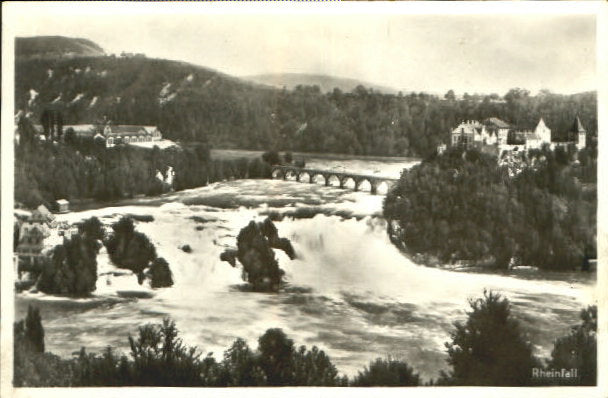 10548019 Schaffhausen SH Rheinfall Schloss Laufen x 1935 Schaffhausen