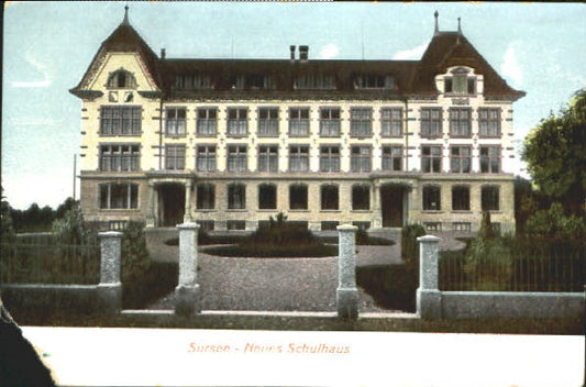 10548303 Sursee Sursee Schulhaus ungelaufen ca. 1920 Sursee