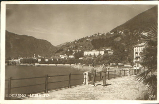 10548373 Locarno TI Locarno Muralto ungelaufen ca. 1930