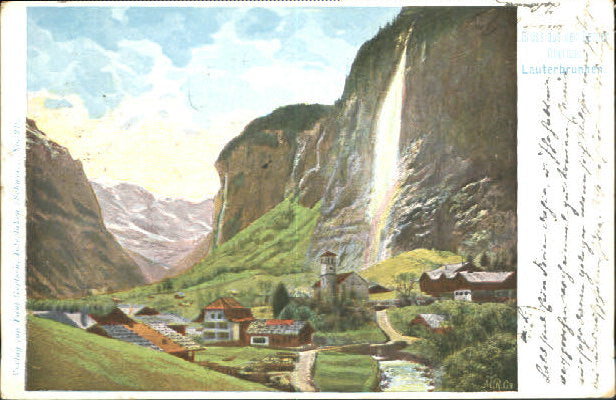 10548488 Lauterbrunnen BE Lauterbrunnen Wasserfall x 1904 Lauterbrunnen