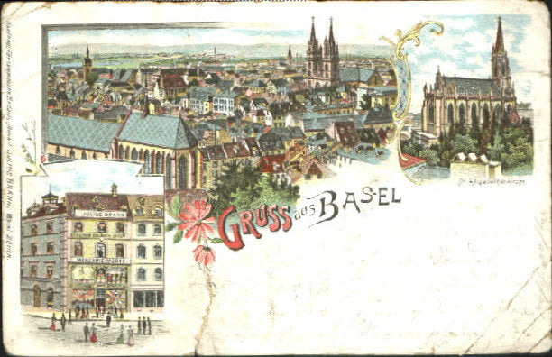 10548627 Basel BS Basel Kirche   x 1898 Basel BS