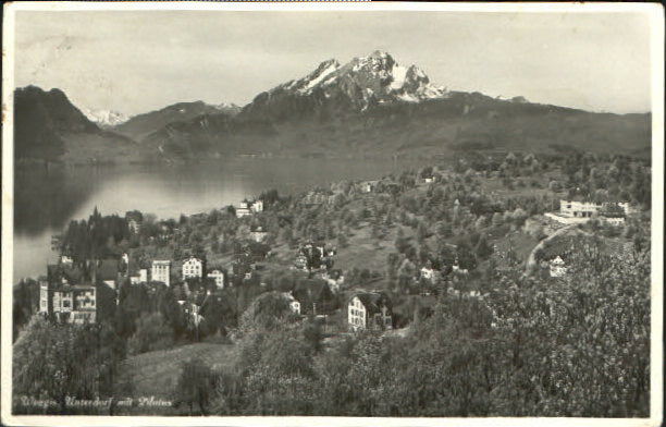 10548664 Weggis Vierwaldstaettersee Weggis Unterdorf o 1935 Weggis