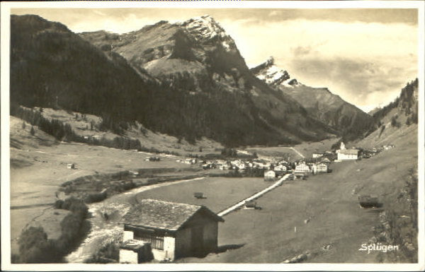 10548665 Spluegen Spluegen  ungelaufen ca. 1930