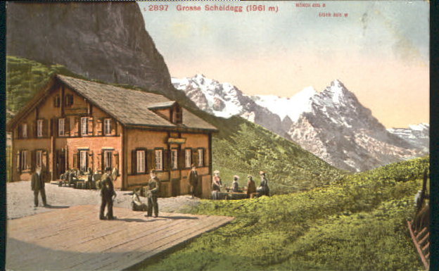 10548737 Grosse Scheidegg Grosse Scheidegg Gasthaus x 1917 Grosse Scheidegg