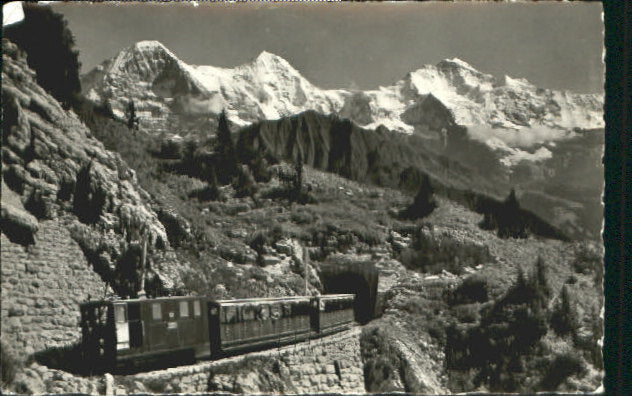 10548772 Schynige Platte Bahn Eiger Moench Jungfrau Schynige Platte