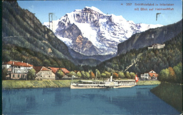 10548774 Interlaken BE Interlaken Dampfer Heimwehfluh  x 1941 Interlaken