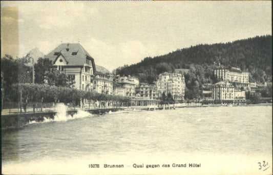 10549202 Brunnen SZ Hotel  ungelaufen ca. 1910 Brunnen