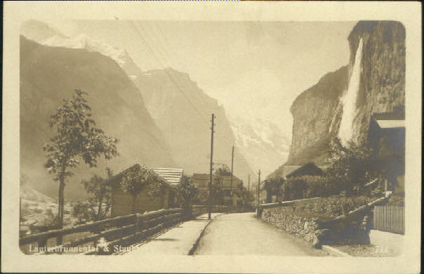 10549335 Lauterbrunnen BE Lauterbrunnen  Staubbach Wasserfall ungelaufen ca. 192