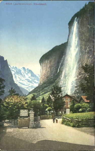 10549349 Lauterbrunnen BE Lauterbrunnen  Staubbach Wasserfall x 1936 Lauterbrunn