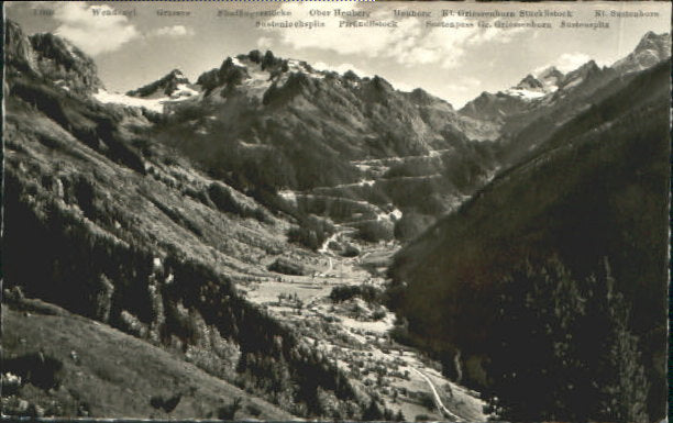 10549362 Gadmen Gadmen Wendengletscher Sustenstrasse x 1949 Gadmen