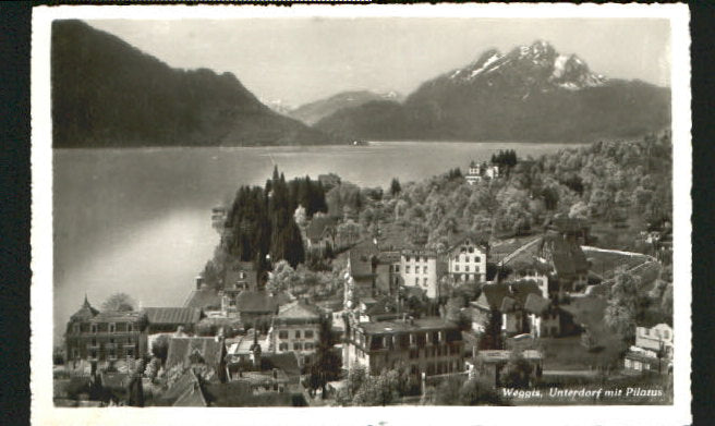 10549416 Weggis Vierwaldstaettersee Weggis Unterdorf Pilatus   Weggis