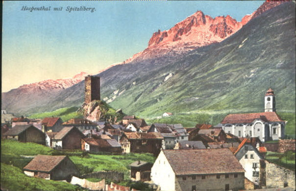 10549504 Hospental Spitzliberg ungelaufen ca. 1910 Hospental