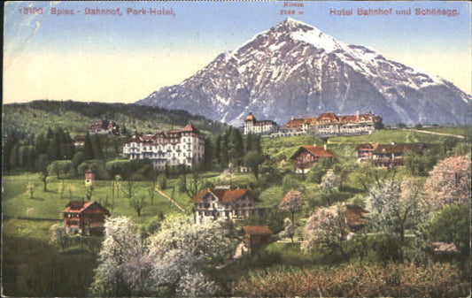 10549523 Spiez BE Spiez Hotel  x 1924 Spiez