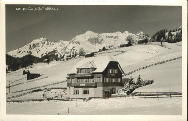 10549553 Wildhaus SG Wildhaus Pension Erika x 1940 Wildhaus Lisighaus