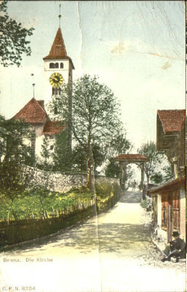 10549987 Brienz BE Brienz Kirche x 1910 Brienz BE